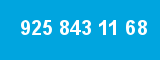 925 843 11 68 925 843 11 68